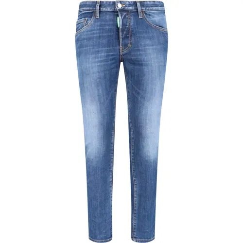 Slim Fit Denim Jeans , Herren, Größe: XL - Dsquared2 - Modalova