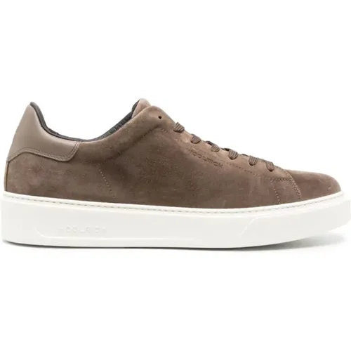 Grey Classic Court Sneakers , male, Sizes: 10 UK, 11 UK - Woolrich - Modalova