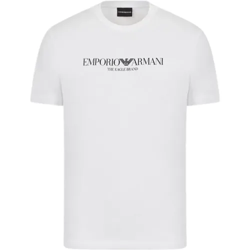 Aquila Logo T-Shirt , Herren, Größe: 3XL - Emporio Armani - Modalova