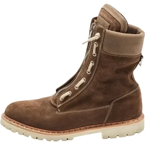 Pre-owned Wildleder boots - Balmain Pre-owned - Modalova