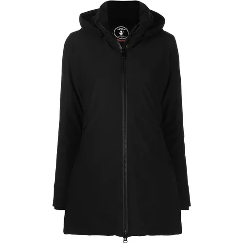 Lila Hooded Coat , female, Sizes: L, XL - Save The Duck - Modalova