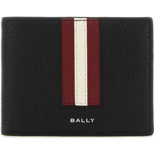Leather wallet , male, Sizes: ONE SIZE - Bally - Modalova