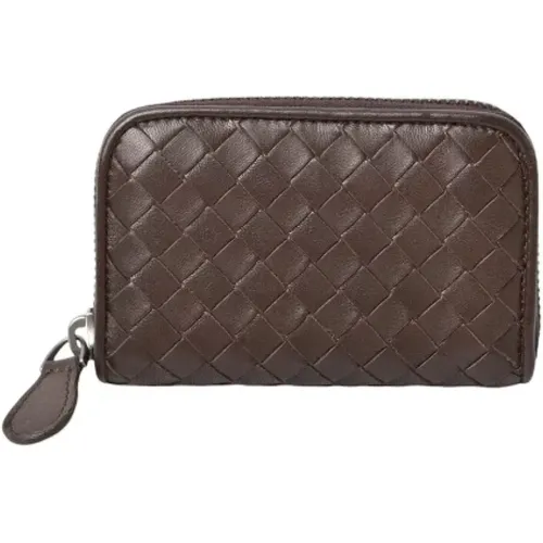 Pre-owned Leather wallets , female, Sizes: ONE SIZE - Bottega Veneta Vintage - Modalova