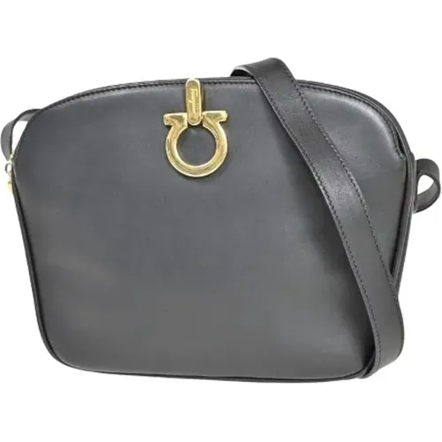 Pre-owned Leather shoulder-bags , female, Sizes: ONE SIZE - Salvatore Ferragamo Pre-owned - Modalova