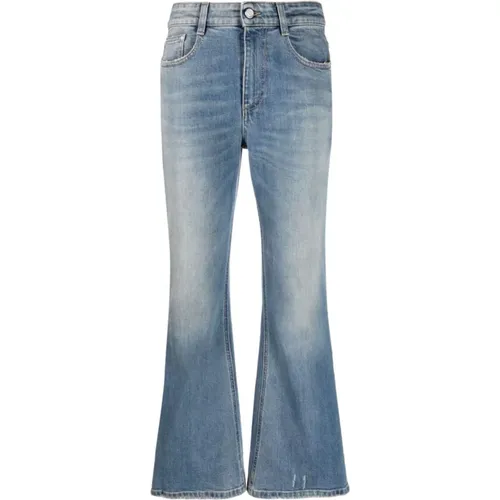 Klassische Bootcut Blaue Jeans , Damen, Größe: W28 - Stella Mccartney - Modalova