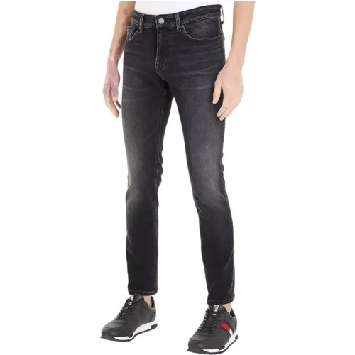 Scanton slim jeans , male, Sizes: W30 L32, W29 L32, W38 L32, W32 L32, W31 L32 - Tommy Hilfiger - Modalova