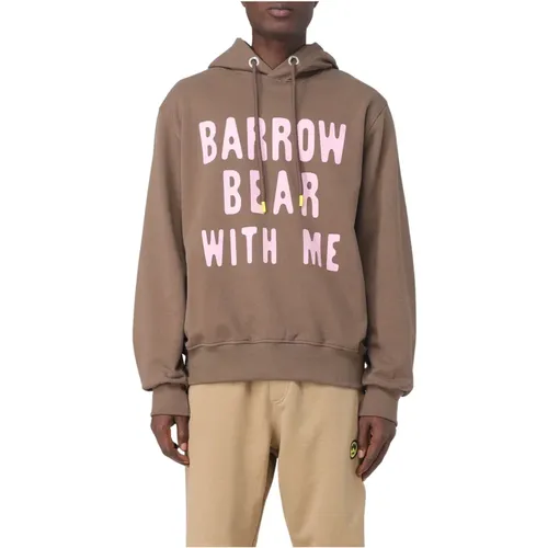 Hoodie Sweatshirt , male, Sizes: XL - Barrow - Modalova