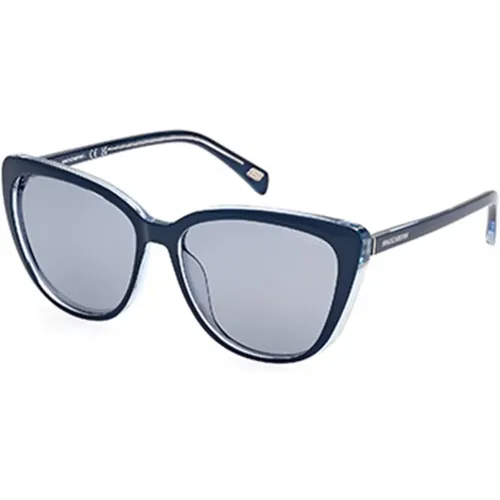 Blaue Polarisierte Sonnenbrille Se6294-90D , Damen, Größe: 55 MM - Skechers - Modalova