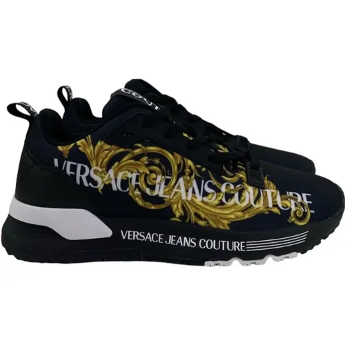 Logo Space Couture Sneakers - Size 42 , male, Sizes: 9 UK, 7 UK, 6 UK - Versace Jeans Couture - Modalova