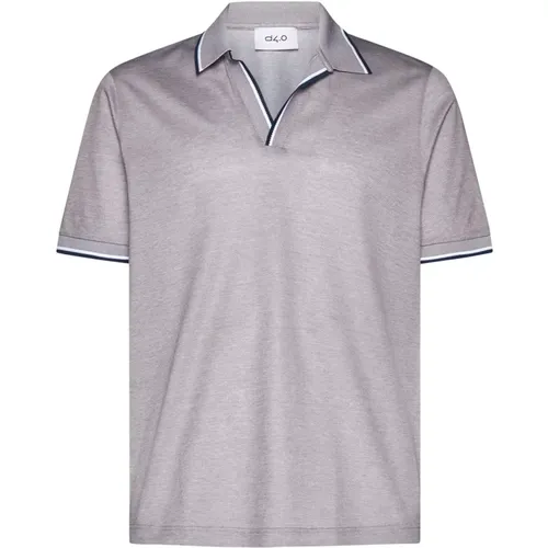 Stylish Grey T-shirts and Polos , male, Sizes: XL, L, S, 2XL, M, 3XL - D4.0 - Modalova