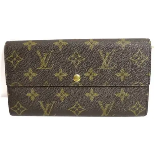 Pre-owned Canvas wallets , female, Sizes: ONE SIZE - Louis Vuitton Vintage - Modalova