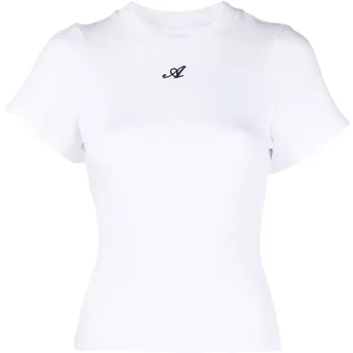 Script A Cotton T-shirt , female, Sizes: L - Axel Arigato - Modalova