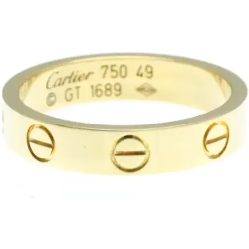 Pre-owned Gold rings , female, Sizes: ONE SIZE - Cartier Vintage - Modalova