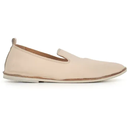 Cream Leather Sandals , female, Sizes: 4 1/2 UK, 7 UK, 4 UK, 5 UK - Marsell - Modalova