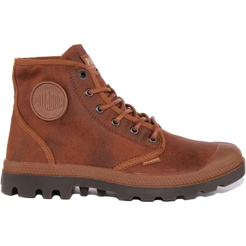 Wax Hi Boot in Rust , male, Sizes: 7 UK, 8 UK, 2 UK - Palladium - Modalova