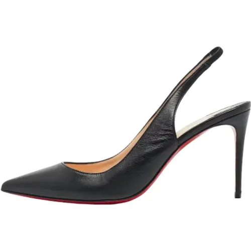 Pre-owned Leather heels , female, Sizes: 5 1/2 UK - Christian Louboutin Pre-owned - Modalova