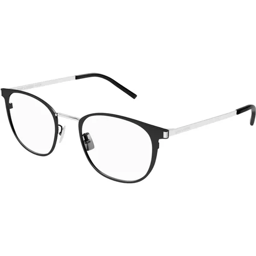 Silver Eyewear Frames SL 584 , unisex, Sizes: 51 MM - Saint Laurent - Modalova