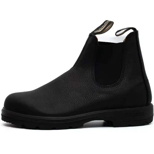 Pebble Schwarzer Stiefel , Herren, Größe: 41 1/2 EU - Blundstone - Modalova