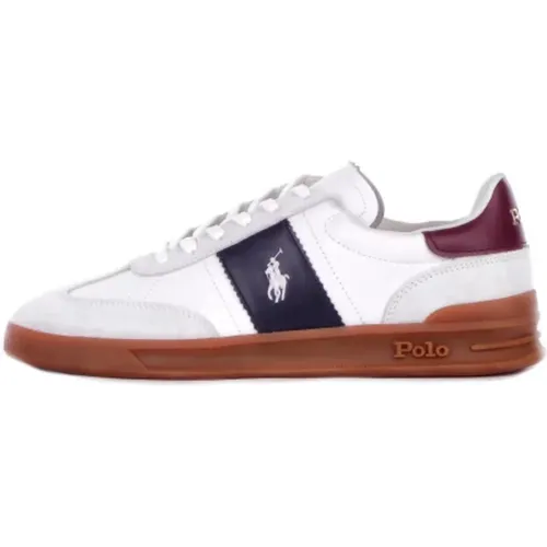 Sneakers Weiß , Herren, Größe: 45 EU - Ralph Lauren - Modalova