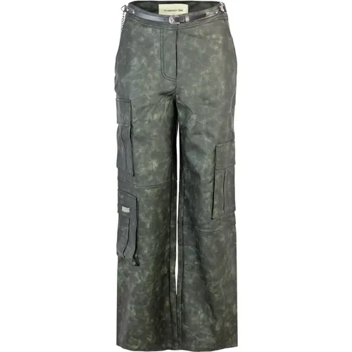 Cargo Leather Trousers , female, Sizes: 2XS - Andersson Bell - Modalova