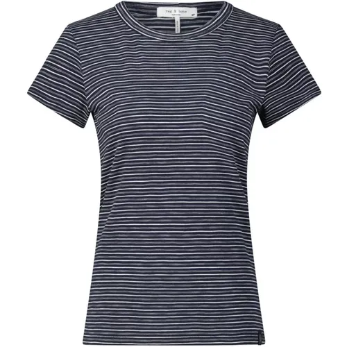 Gestreiftes T-Shirt , Damen, Größe: M - Rag & Bone - Modalova