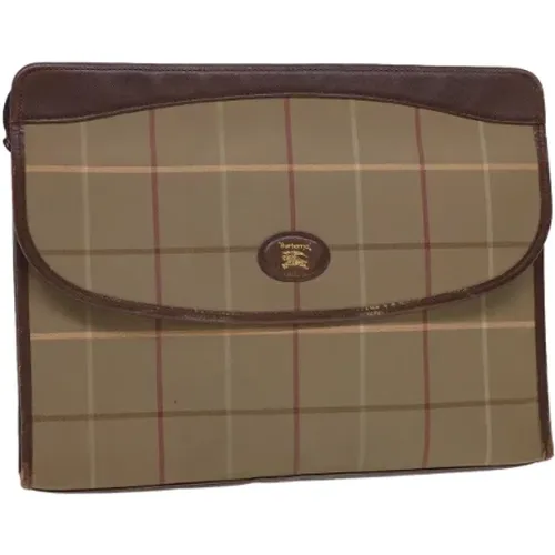 Pre-owned Nylon clutches , female, Sizes: ONE SIZE - Burberry Vintage - Modalova