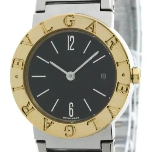 Pre-owned Stainless Steel watches , male, Sizes: ONE SIZE - Bvlgari Vintage - Modalova