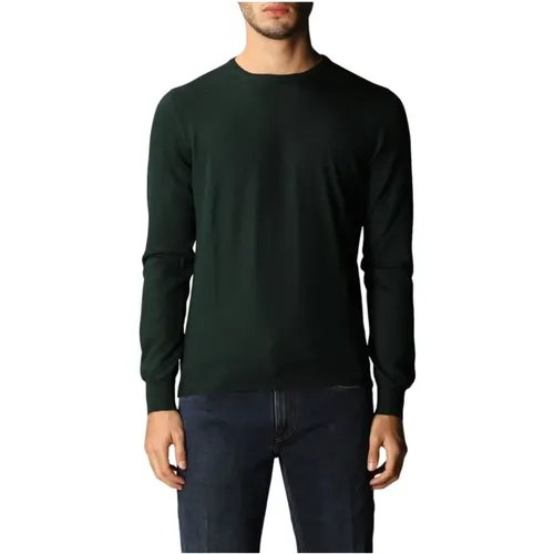 Grüner Merinowollpullover , Herren, Größe: 2XL - Gran Sasso - Modalova