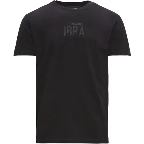 Ibra Regular Fit T-Shirt , male, Sizes: M, XS - Dsquared2 - Modalova