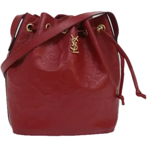 Pre-owned Leather shoulder-bags , female, Sizes: ONE SIZE - Yves Saint Laurent Vintage - Modalova