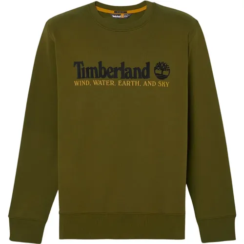 Big Logo Print Sweater , male, Sizes: L, XL, 3XL, 2XL - Timberland - Modalova