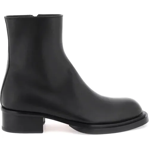 Stylish Leather Boots , male, Sizes: 9 UK, 10 UK, 8 UK, 7 UK, 6 UK - alexander mcqueen - Modalova