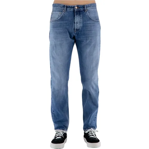 Herren Denim Jeans 5-Pocket Knopfleiste , Herren, Größe: W38 - Don The Fuller - Modalova