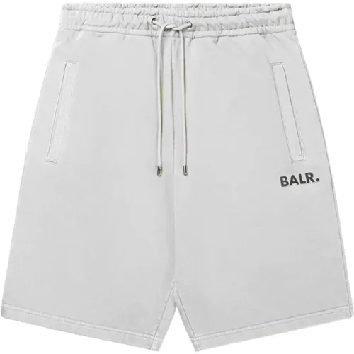 Cotton Shorts Lightweight Sweat Material Metal Logo , male, Sizes: 2XL, M, S - Balr. - Modalova