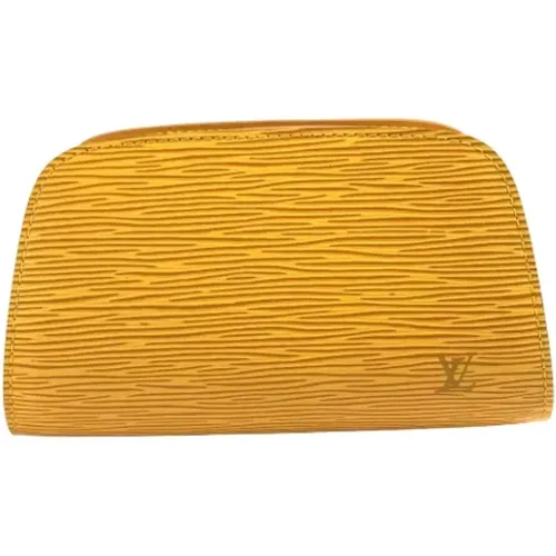 Pre-owned Leder clutches , Damen, Größe: ONE Size - Louis Vuitton Vintage - Modalova