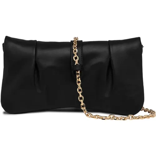 Glenda Schwarze Leder Crossbody Tasche,Elegante Glenda O Handtasche - Gianni Chiarini - Modalova