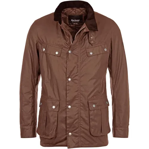 Duke Wax Jacket Tourer Style , male, Sizes: M, XL - Barbour - Modalova