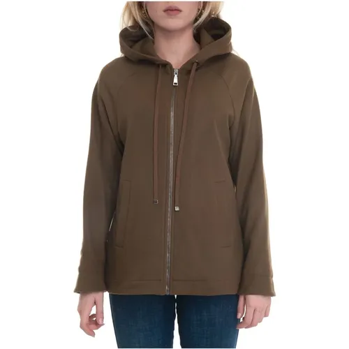 Sweatshirt with zip , female, Sizes: S, M, XS - Seventy - Modalova