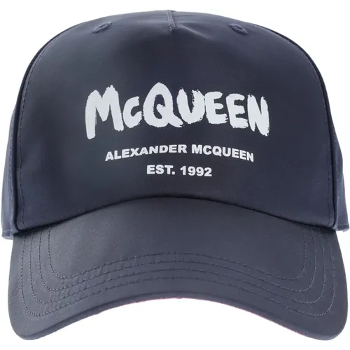 Hat - Regular Fit - Suitable for All Temperatures - 100% Polyester , male, Sizes: L, M - alexander mcqueen - Modalova