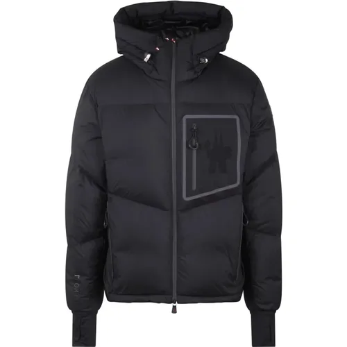 Padded Hooded Jacket with Zip Closure , male, Sizes: 2XL - Moncler - Modalova