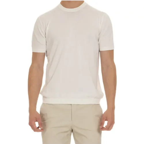 Cotton Knit T-shirt and Polo , male, Sizes: XL, L, S - Tagliatore - Modalova