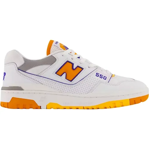 Limitierte Auflage Weiße Lebendige Orangefarbene Sneakers , Herren, Größe: 39 1/2 EU - New Balance - Modalova