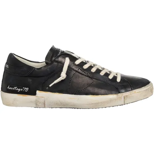 Vintage Distressed Sneakers , Herren, Größe: 45 EU - Philippe Model - Modalova