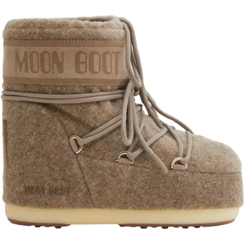 Filz Icon Low Stiefel , Damen, Größe: 36 EU - moon boot - Modalova