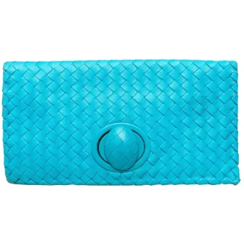 Pre-owned Leather clutches , female, Sizes: ONE SIZE - Bottega Veneta Vintage - Modalova