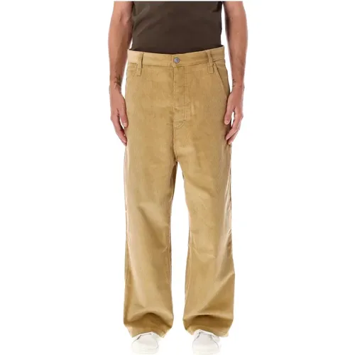 Sand Corduroy Baggy Fit Hose , Herren, Größe: XL - Ami Paris - Modalova