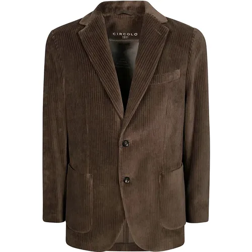 Corduroy Jacket , male, Sizes: 2XL, XL, M, L, 3XL - Circolo 1901 - Modalova