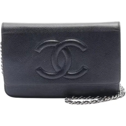 Pre-owned Leather wallets , female, Sizes: ONE SIZE - Chanel Vintage - Modalova