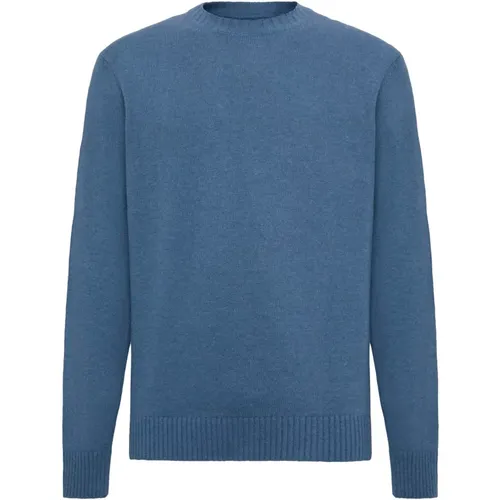 Cashmere Blend Crew Neck Jumper , Herren, Größe: XL - Boggi Milano - Modalova