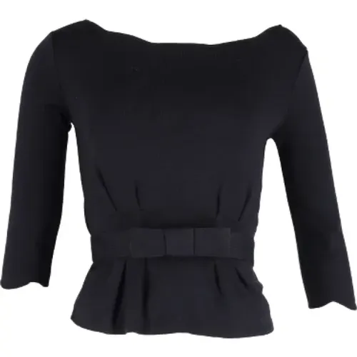 Pre-owned Wool tops , female, Sizes: S - Dior Vintage - Modalova